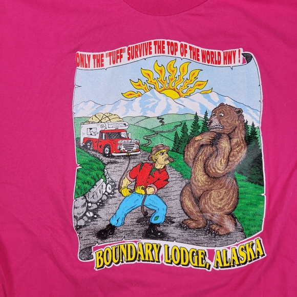 Vintage Hanes Single Stitch Alaska T shirt Mens size Large - Picture 6 of 6